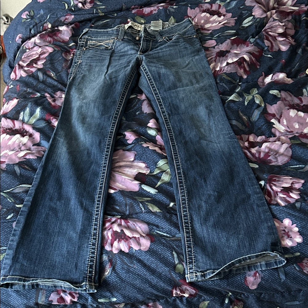 Ariat Women's Flare Jeans in Classic Blue